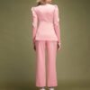 Women Pink Solid Co-ords Set - Image 4