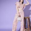 Baby Pink Floral Printed Co-ord set - Image 2