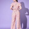 Baby Pink Floral Printed Co-ord set - Image 6