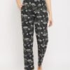 Animal Print Pyjama in Black - 100% Cotton - Image 3