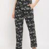 Animal Print Pyjama in Black - 100% Cotton - Image 4