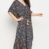 Pretty Florals Long Kaftan - Crepe - Image 4