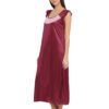 Satin Long Night Dress - Image 3