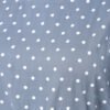 Polka Print Short Night Dress in Grey- Rayon - Image 6