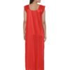 Satin Night Dress with Lace Neckline - Image 4