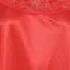 Satin Night Dress with Lace Neckline - Image 5