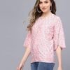 Light Pink Petal Sleeve Top - Image 3