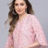 Light Pink Petal Sleeve Top - Image 8