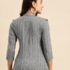 Grey Cotton Striped Shirt - Image 2