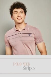 Premium Cotton Men’s Polo T-Shirt Available in 2 Colors: Pink and Silver Grey