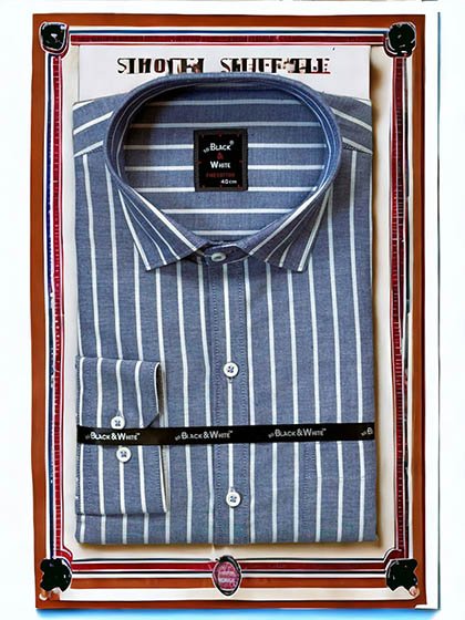 Men’s Light Blue Slim Fit Fine Cotton Shirt