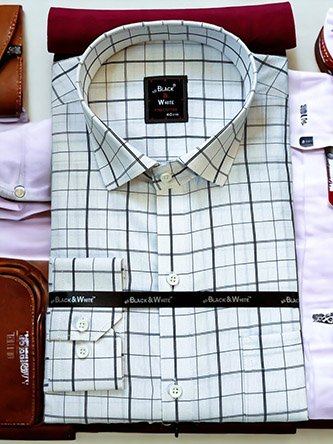 Men’s White Slim Fit Fine Cotton Shirt