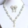 Cubic Zirconia Pearl Necklace - Image 2