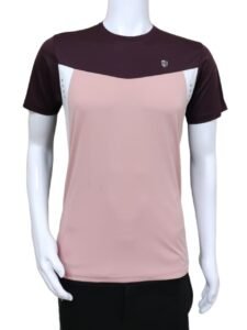 Sportism Half Sleeves Dri-Fit T-Shirt in Old Rose