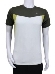 Sportism Half Sleeves Dri-Fit T-Shirt in White