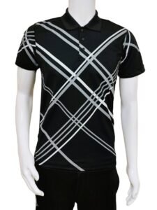 Urban Outfitters Collared T-Shirt in Black