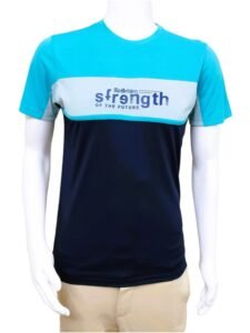 Sportism Half Sleeves T-Shirt in Navy Blue