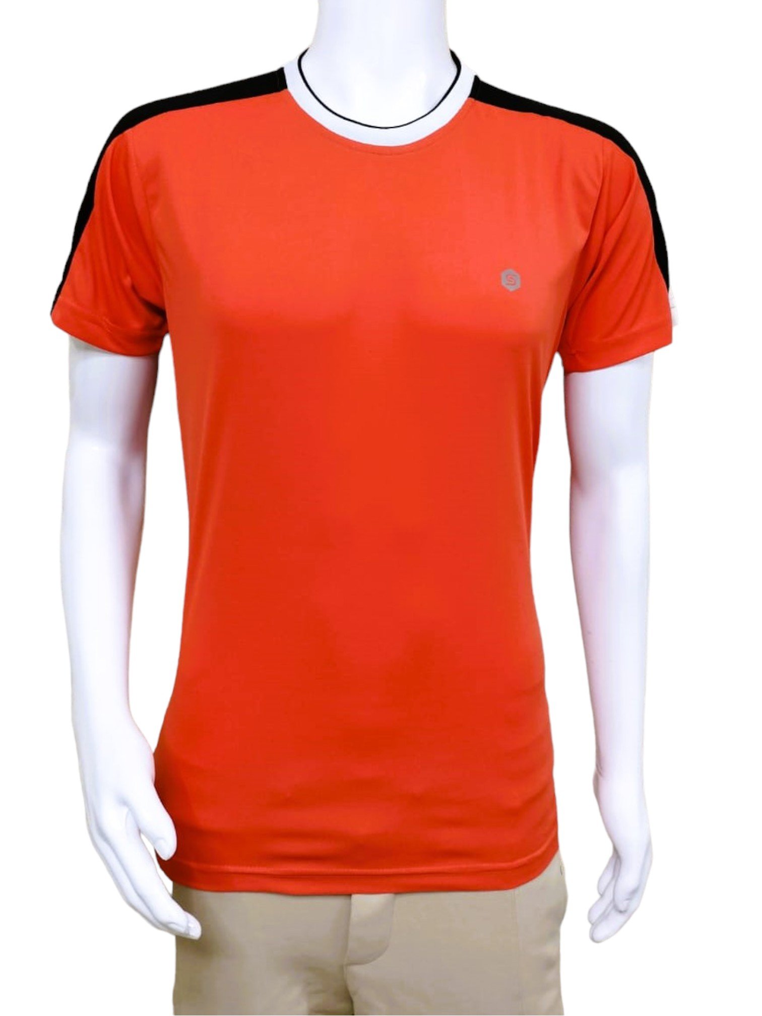 Sportism Half Sleeves T-Shirt in Orange