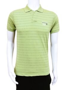 Lime Green Men’s Collar T-Shirt