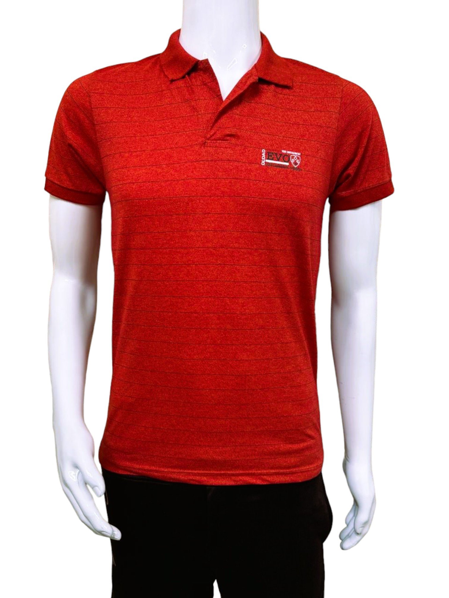 Red Men’s Collar T-Shirt