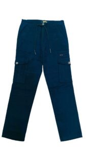 Men’s Cotton Cargo Pants | 7 Pockets | Navy Blue