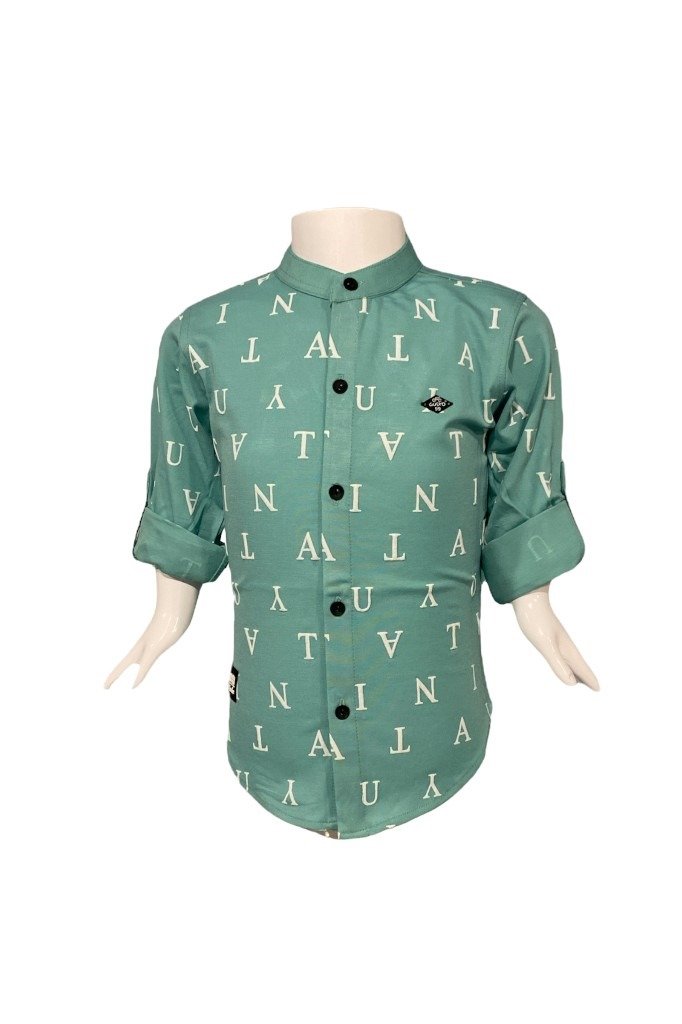 Stylish and Comfortable Shirt for Boys in Green