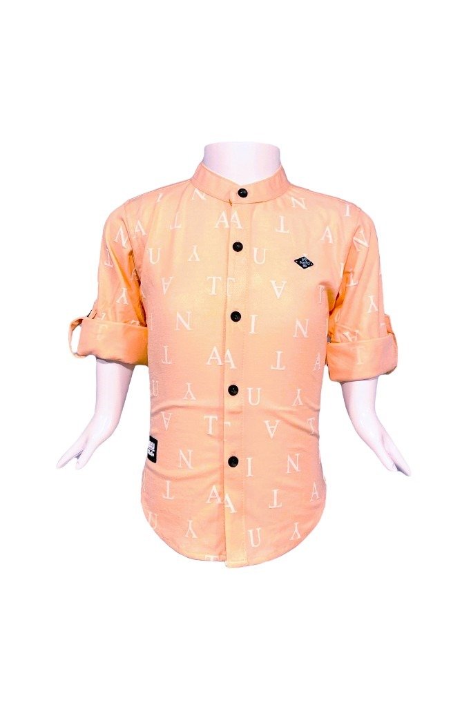 Stylish and Comfortable Shirt for Boys in Peach