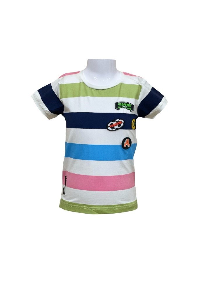 Stylish and Colourful Boys T-Shirt in Peach