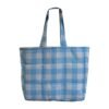 Blue Checked Mom Bag | Picnic Bag | Reusable Grocery Bag - Image 3