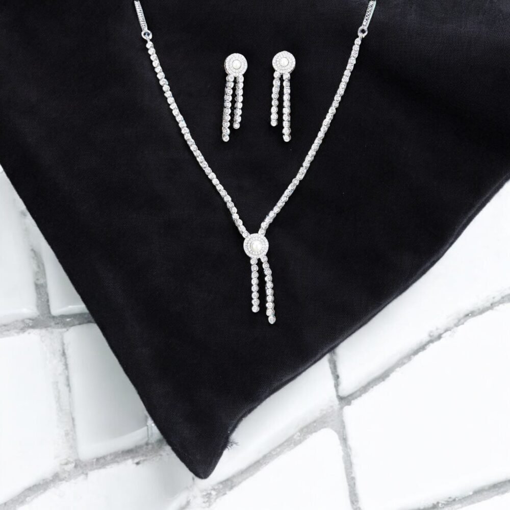 Cubic Zirconia Delicate Necklace