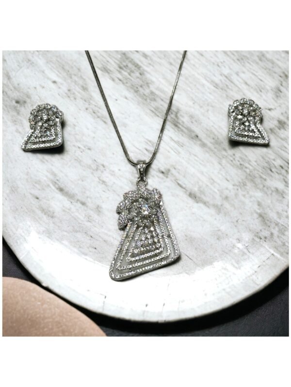 Cz Pendant Set