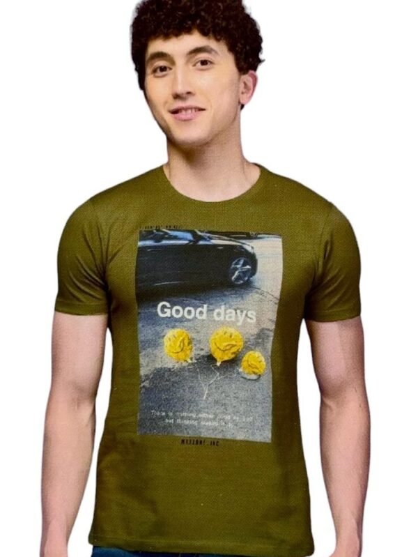 Men's MZ Bio Cotton Forest Graphic Print T-Shirt - 38