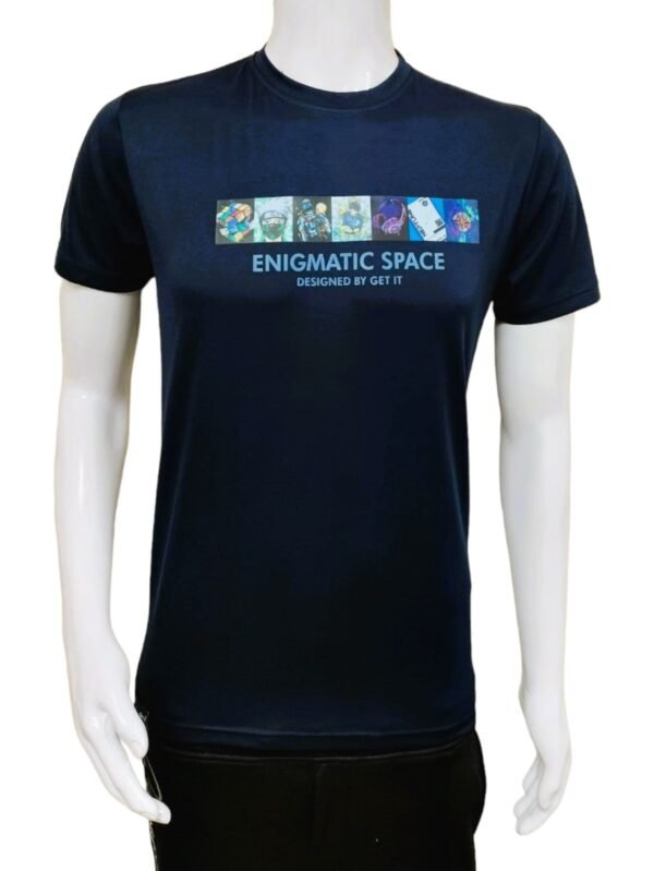 Blue Men's Casual T-Shirt - XXL