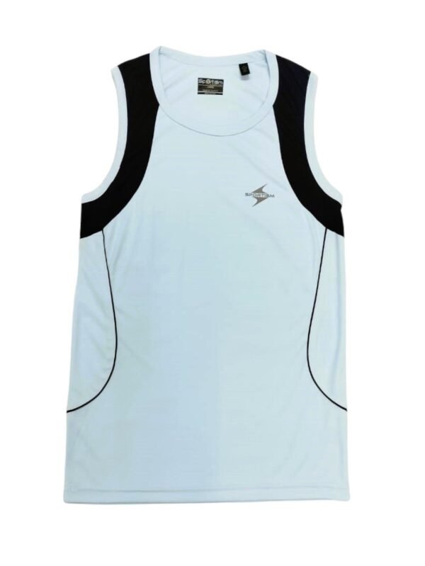 Light Blue Tank Top For Men | Gymwear - L