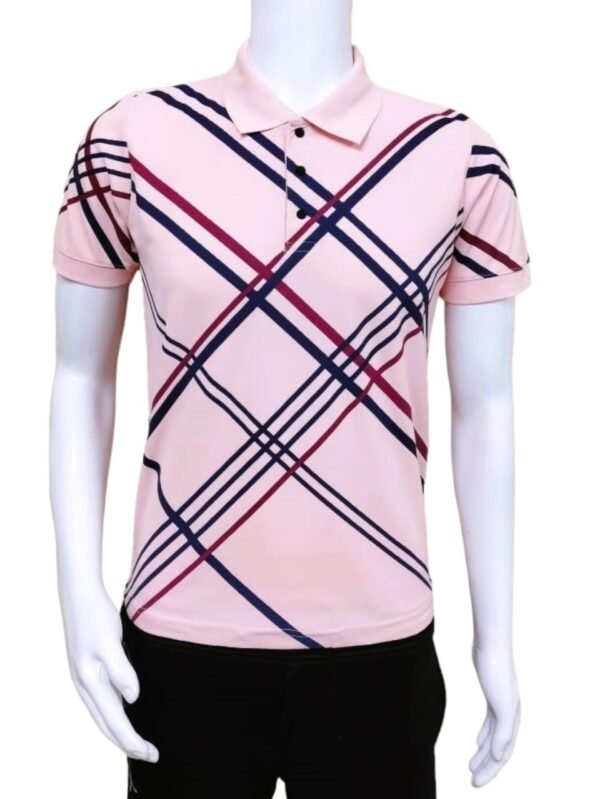 Urban Outfitters Collared T-Shirt in Misty Rose - Image 2