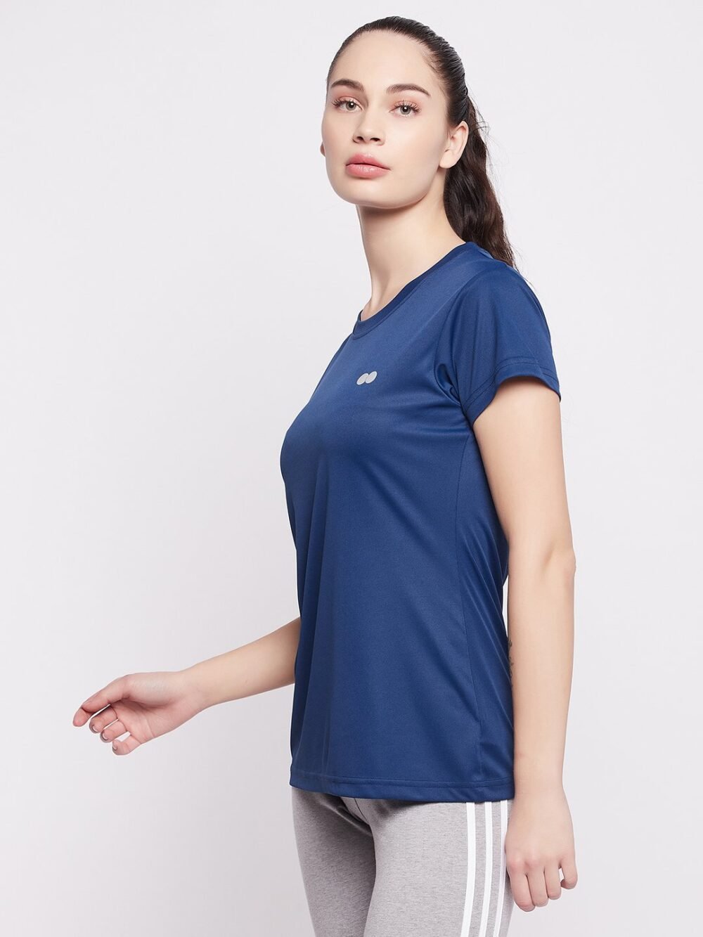 Comfort Fit Active T-shirt in Navy - Image 3