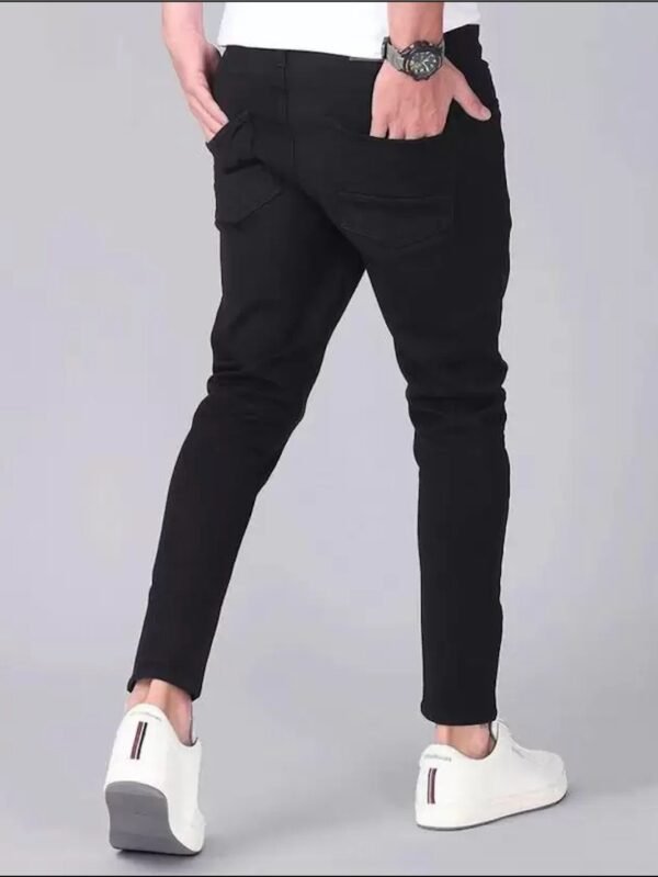 Classic Black Denim Jeans - Image 2