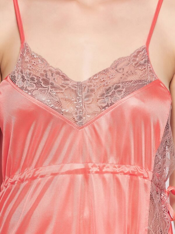 Babydoll In Satin & Lace - Image 8
