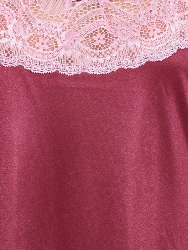 Satin Long Night Dress - Image 5