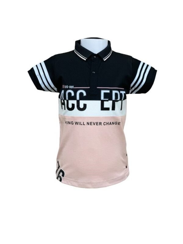 Stylish and Comfortable Boys T-Shirt in Peach - 20