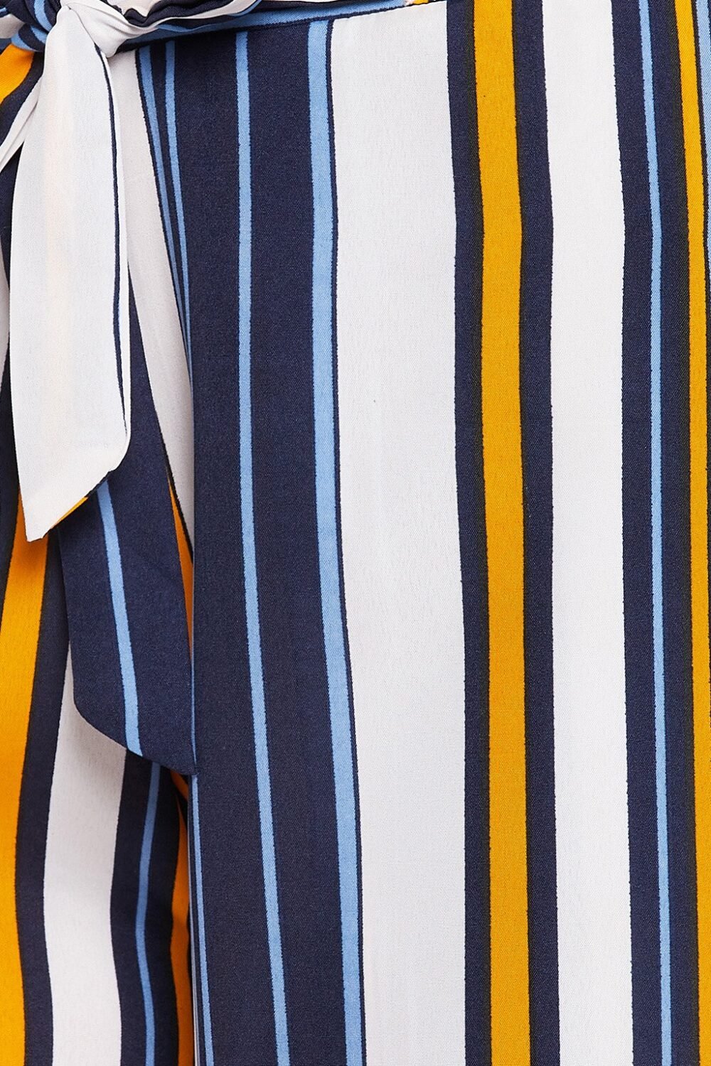 Striped Wide Leg Pants in Muticolour - Image 6
