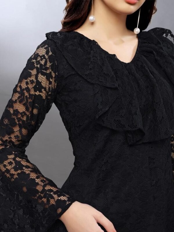 Enriching Black Coloured Net Russell Net Tops - Image 6