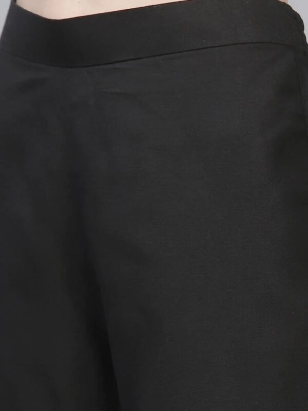Black Kurti with Pant And Dupatta - Image 8