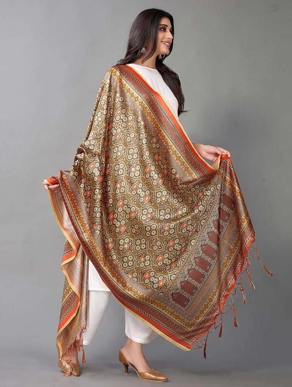 Multicolor Printed Dupatta - Image 3
