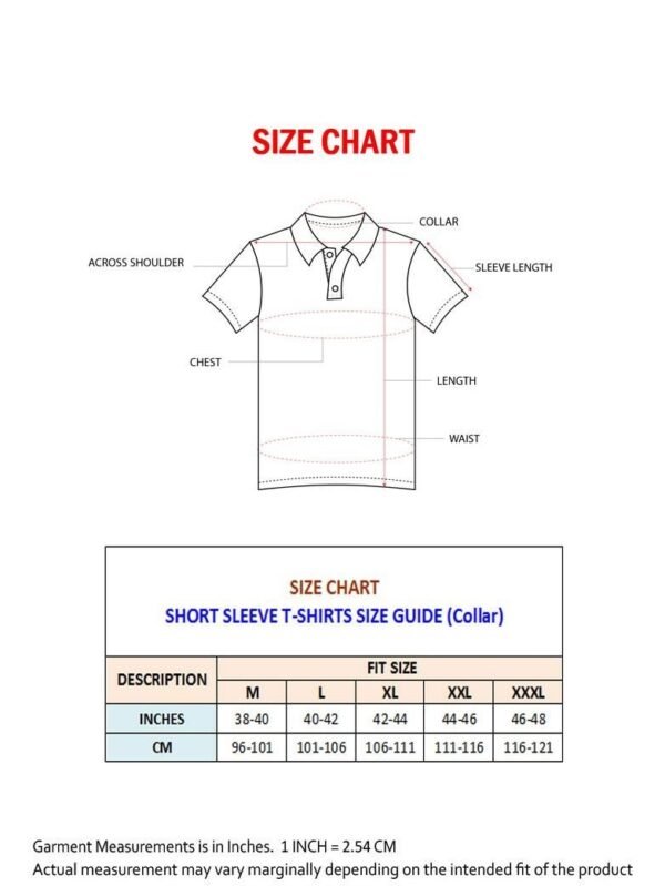 Men's Cotton Honey Dew Polo Neck T-Shirt - Image 2